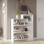 Hanah Home Ico3-W Armario para Zapatos Blanco